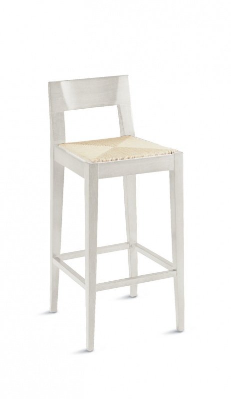 Happening Sgabello Rovere Bianco Assoluto Scont